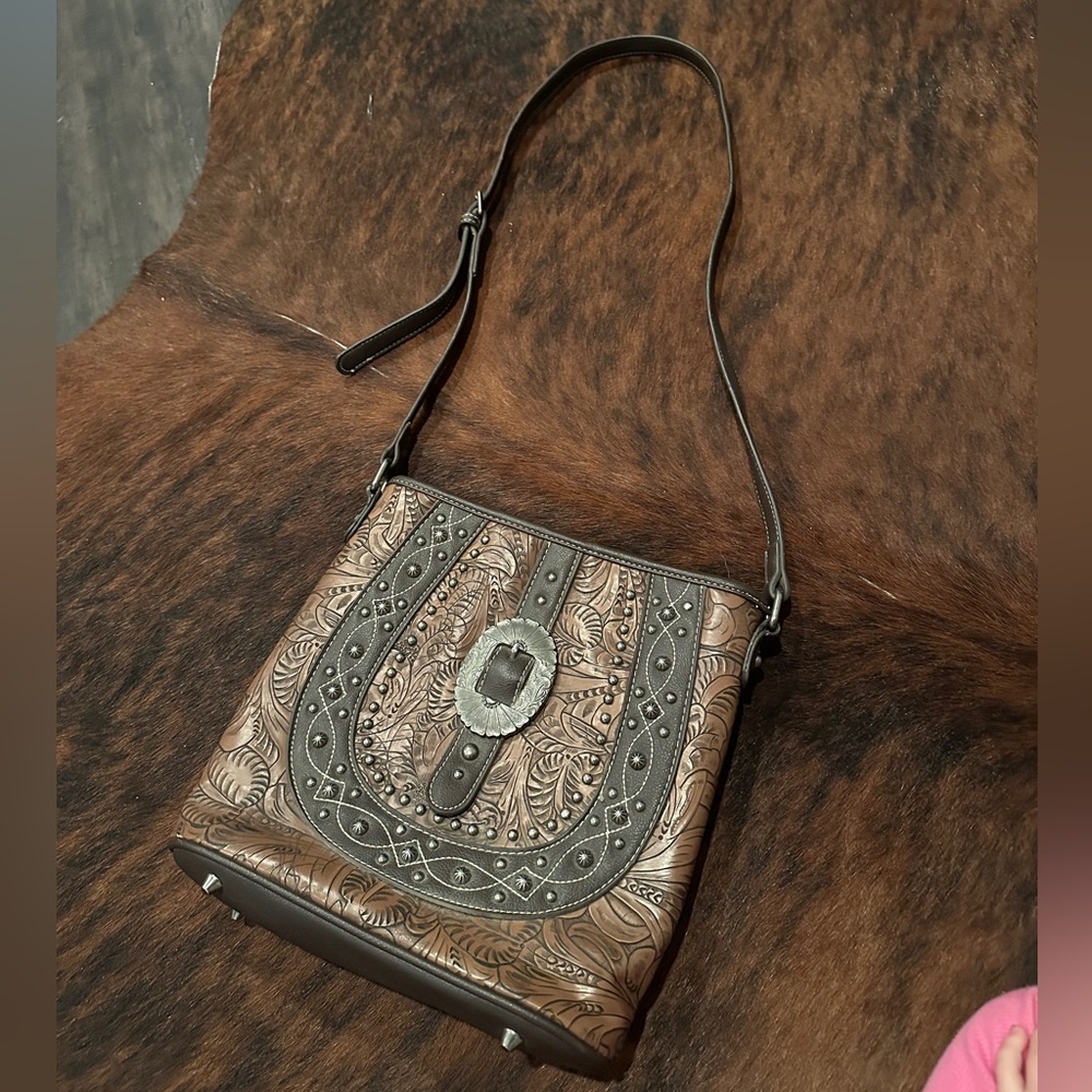 American Bling Leather Purse